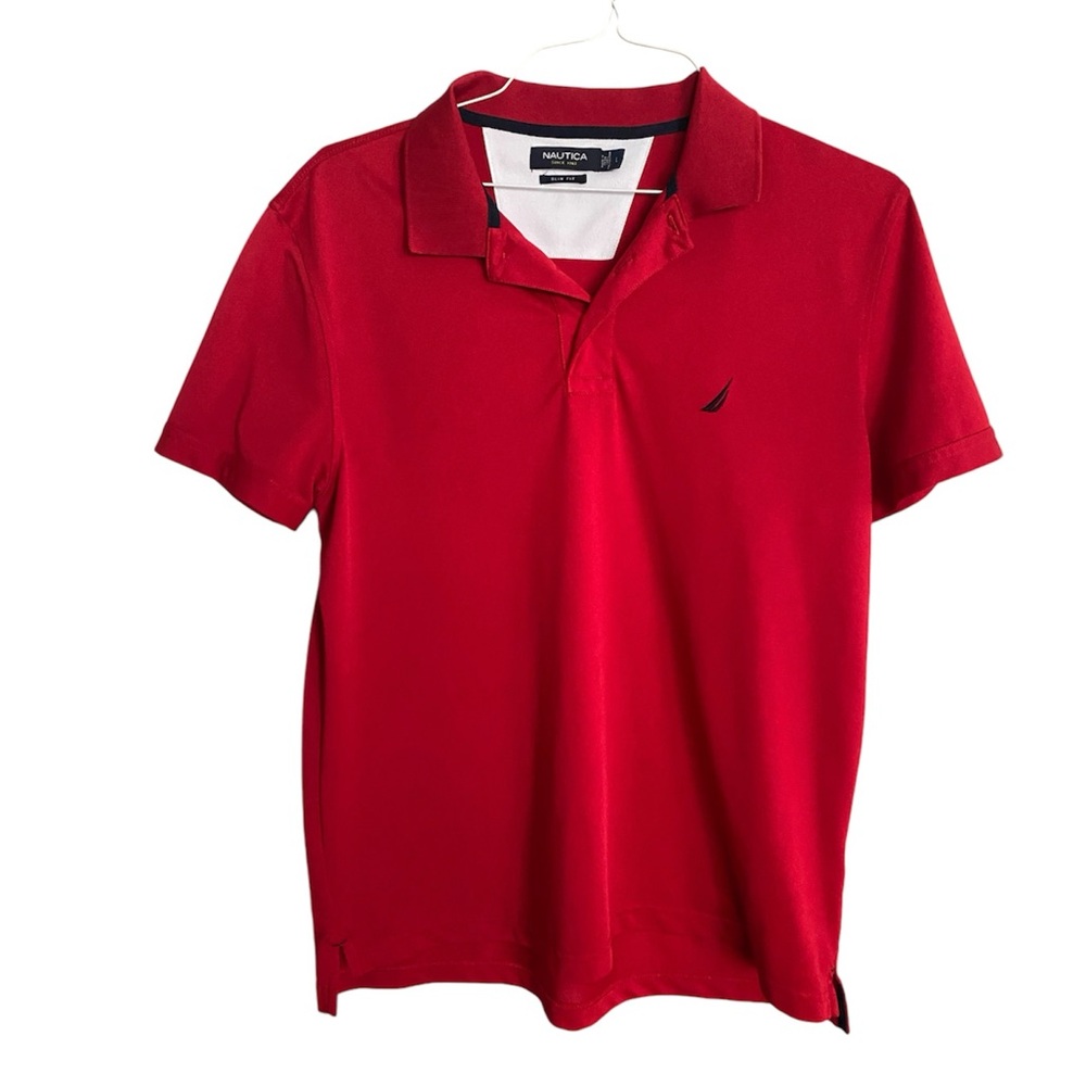 Red Nautica Polo shirt